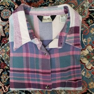 ❤ VINTAGE | Eddie Bauer Plaid Flannel Button-down Long Sleeves